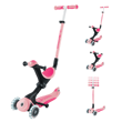 Globber Go Up Deluxe Işıklı Scooter - Pastel Pembe