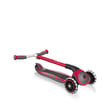Globber Master Işıklı Katlanabilir Scooter - Kırmızı