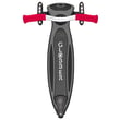 Globber Master Işıklı Katlanabilir Scooter - Kırmızı / Siyah