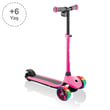 Globber One K E-Motion 4 Işıklı Elektrikli Scooter - Pembe