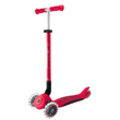 GlobberGlobber Elite Deluxe Işıklı Scooter - Kırmızı
