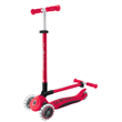 GlobberGlobber Elite Deluxe Işıklı Scooter - Kırmızı