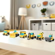 Hey ClayHey Clay Yaratıcı Kil Seti - Construction Vehicles