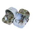 Infant Car Seat Cover Urban Jungel Blue / Blue Min