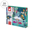 Janod 20 Parça Sürpriz Puzzle - Orman