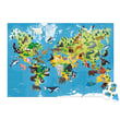 Janod 200 Parça Figürlü Puzzle - Hayvanlar