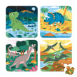 Janod 4 Aşamalı Puzzle Seti - Dinozorlar