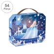 Janod 54 Parça Çantalı Puzzle - Karlar Kraliçesi