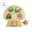Janod Ahşap Müzikli Puzzle - Birdy Party