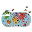 Janod Puzzle 28 Parça/ Suya Dayanıklı Dünya Haritası