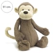 Jellycat Bashful Maymun Mega Boy 51 cm