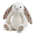 Jellycat Çiçekli Krem Tavşan Büyük Boy
