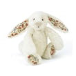 Jellycat Çiçekli Krem Tavşan Mini