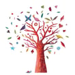 Little Big Room Duvar Sticker/The Poem Tree