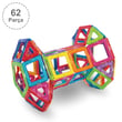 Magformers Mıknatıslı Basic Set - 62 Parça