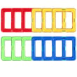 Magformers Mıknatıslı Square Set - 12 Parça