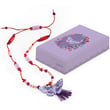Plum Butterfly Necklace