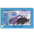 Sculptured Pencils Bear, Elephant, Rhinoceros
