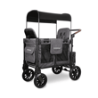 WonderfoldWonderfold W2 Luxe Pro İkili Bebek Arabası Vagonu - Kömür Grisi