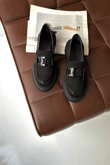 Kadın Loafer Ayakkabı SİYAH SÜET