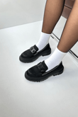 Kadın Loafer Ayakkabı SİYAH SÜET