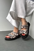 Kadın Sandalet BEJ LEOPAR