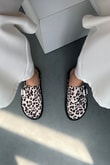 Kadın Terlik BEJ LEOPAR