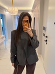 QULOVEYeni GelenlerAntrasit Tivat Astarlı Blazer