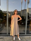 QULOVEYeni GelenlerAyarlanabilir Askılı Elbise
