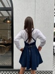 QULOVEYeni GelenlerAYARLANABİLİR ASKILI KISA KOT ELBİSE