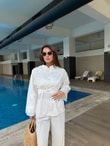 QULOVEYENİ GELENLERBeyaz Brade Bluz