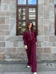 QULOVEYeni GelenlerBordo 3 İplik Şardonlu Takım