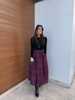 QULOVEYeni GelenlerBordo Leopar Etek 
