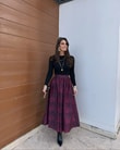QULOVEYeni GelenlerBordo Leopar Etek 