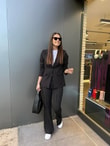 İSPANYOL PAÇA ÇİZGİLİ BLAZER TAKIM