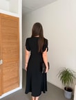 QULOVEYeni GelenlerKemerli Elbise Siyah