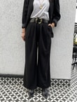 QULOVEYeni GelenlerKEMERLİ PLAZZO PANTOLON