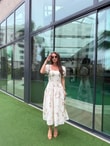 QULOVEYeni GelenlerKeten Karpuz Kol Elbise