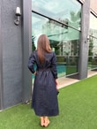 QULOVEYENİ GELENLERKot Kemerli Uzun Elbise