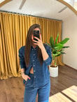 QULOVEYeni GelenlerMavi Gömlekli Denim Takım