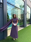 QULOVEYENİ GELENLERMor Şal Yaka Elbise