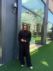 QULOVEYENİ GELENLERSiyah Penye 3'lü Takım