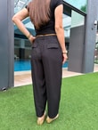 QULOVEYENİ GELENLERSiyah Taşlı Tensel Pantolon