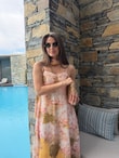 QULOVEYeni GelenlerSoft Floral Desenli Askılı Elbise