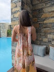 QULOVEYeni GelenlerSoft Floral Desenli Askılı Elbise