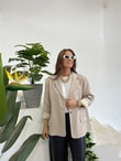 VİZON OVERSİZE BLAZER CEKET