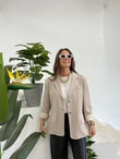 VİZON OVERSİZE BLAZER CEKET