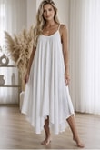 Bodrum Stil %100 Pamuk İtalyan Salaş Elbise – Oversize Katlı Rahat Yazlık Elbiseİç Göstermeyen Elbise Oversize Katlı Bodrum Stil Yazlık ElbiseELBİSEİSTANGÜL BUTİK