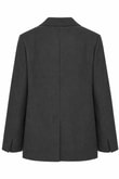 Kadın Orijinal Marka Tek Düğmeli Astarlı Antrasit Blazer CeketOrijinal Marka Antrasit Astarlı Blazer Ceket | İstangül ButikCeketİSTANGÜL BUTİK