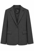 Kadın Orijinal Marka Tek Düğmeli Astarlı Antrasit Blazer CeketOrijinal Marka Antrasit Astarlı Blazer Ceket | İstangül ButikCeketİSTANGÜL BUTİK